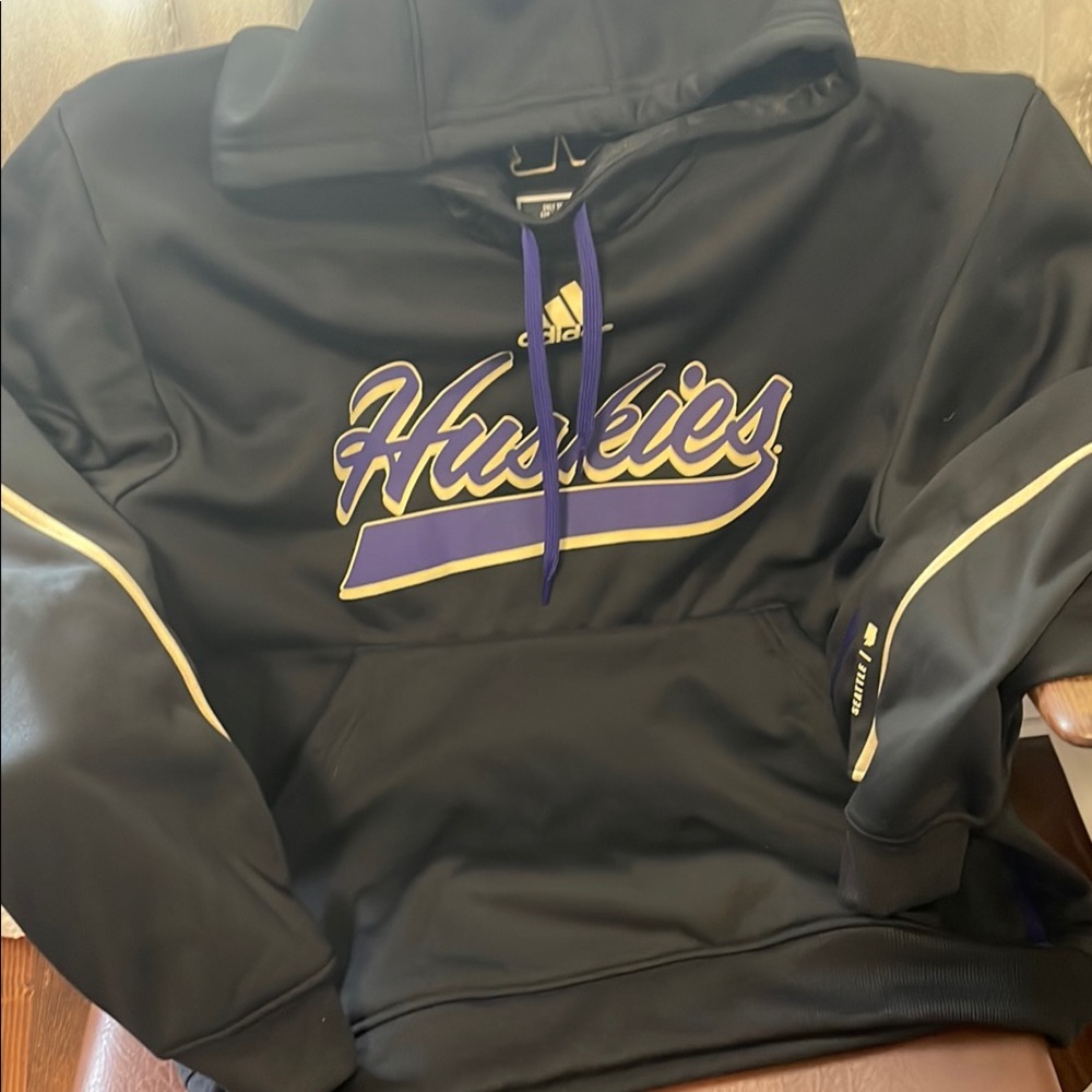 Adidas Huskies Black Hoodie